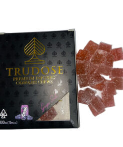 Discover a delightful blend of flavor and potency with Trudose Bubblegum Gummies, meticulously crafted to elevate your cannabis experience.